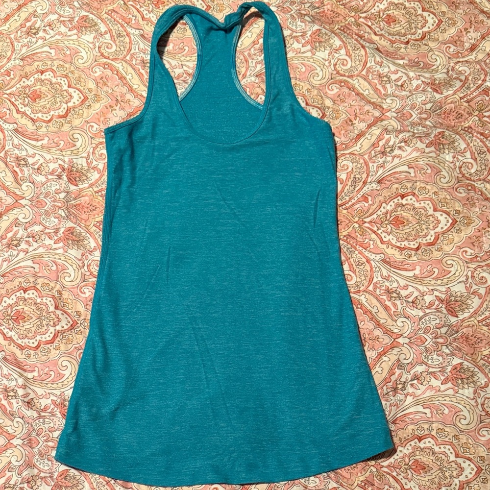 lululemon athletica Turquoise Tank Top